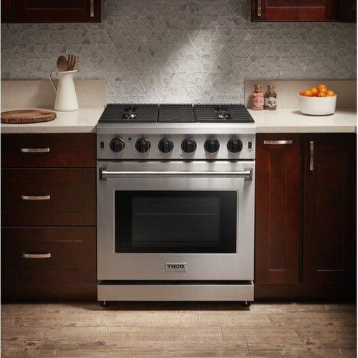 Thor Kitchen 30 in. 4.55 cu. ft. Professional Gas Range in Stainless Steel 