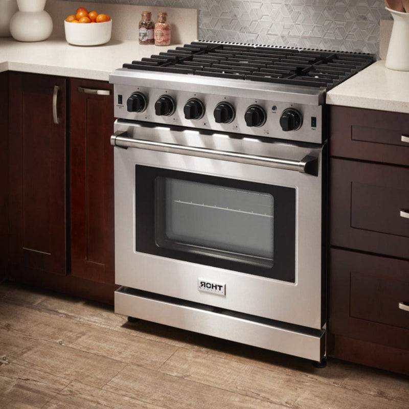 Thor Kitchen 30 in. Professional Gas Cooking Stove Range Stainless Steel - LRG3001U