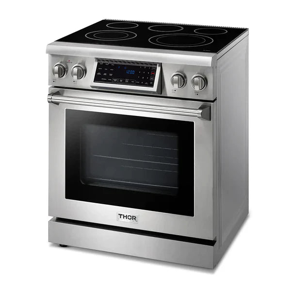 Thor Kitchen 30 Inch Tilt Panel Professional Electric Range 