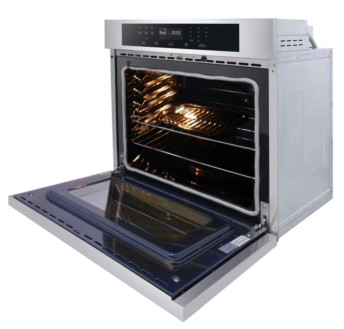 Thor Kitchen 30-Inch Professional Self-Cleaning Electric Wall Oven in Stainless HEW3001