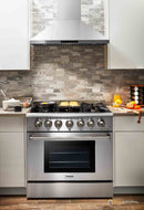Thor Kitchen 36-Inch 5.2 cu. ft. Oven Dual Fuel Range in Stainless Steel HRD3606U