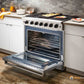 Thor Kitchen 36-Inch 6.0 Cu. Ft Single Oven Professional Gas Range in Stainless Steel LRG3601U