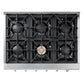 Thor Kitchen 36-Inch Gas Cooktop in Stainless Steel with 6 Burners HRT3618U