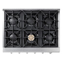 Thor Kitchen 36-Inch Gas Cooktop in Stainless Steel with 6 Burners HRT3618U