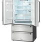 Thor Kitchen 36-Inch 22.5 cu. ft Freestanding French Door Refrigerator with Ice Maker in Stainless Steel