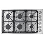 Thor Kitchen 36-Inch Professional Drop-In Gas Cooktop with Six Burners in Stainless Steel TGC3601