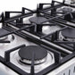Thor Kitchen 36-Inch Professional Drop-In Gas Cooktop with Six Burners in Stainless Steel TGC3601