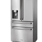 Thor Kitchen 4-Piece Appliance Package - 30-Inch Gas Range, Refrigerator with Water Dispenser, Dishwasher, and Microwave in Stainless Steel