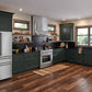 Thor Kitchen 4-Piece Appliance Package - 30-Inch Electric Range, Refrigerator with Water Dispenser, Dishwasher, and Microwave in Stainless Steel