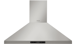 Thor Kitchen 36-Inch Wall Mount LED Light Range Hood in Stainless Steel HRH3607