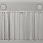 Thor Kitchen 36-Inch Wall Mount LED Light Range Hood in Stainless Steel HRH3607