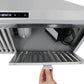 Thor Kitchen 4-Piece Appliance Package - 36-Inch Gas Range, Refrigerator with Water Dispenser, Wall Mount Hood, & Dishwasher in Stainless Steel