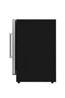 Thor Kitchen 6-Piece Appliance Package - 36-Inch Electric Range, Wall Mount Range Hood, Refrigerator, Dishwasher, Microwave, and Wine Cooler in Stainless Steel