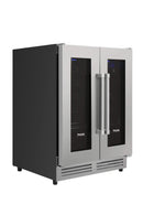 Thor Kitchen Built-in Dual Zone Wine Cooler with 42-Bottle Capacity TWC2402
