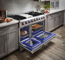 Thor Kitchen 48-Inch 6.7 cu. ft. Dual Fuel Range in Stainless Steel HRD4803U