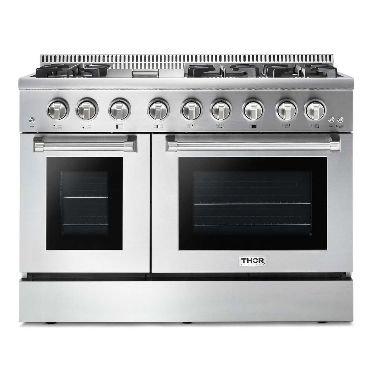 Thor Kitchen 48-Inch 6.7 cu. ft. Dual Fuel Range in Stainless Steel HRD4803U