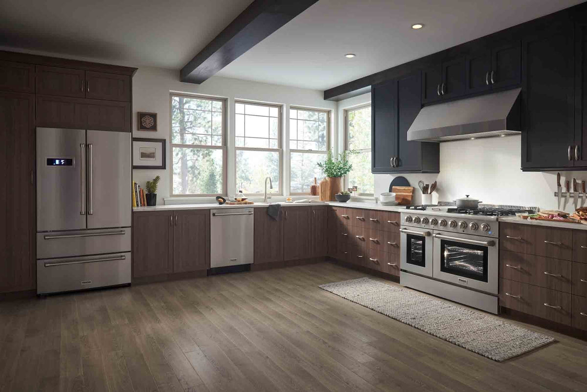 Thor Kitchen 48-Inch 6.7 cu. ft. Dual Fuel Range in Stainless Steel HRD4803U
