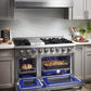 Thor Kitchen 48-Inch 6.7 cu. ft. Dual Fuel Range in Stainless Steel HRD4803U
