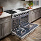 Thor Kitchen 48-Inch 6.8 cu. ft. Double Oven Gas Range in Stainless Steel LRG4807U