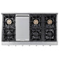 Thor Kitchen 48-Inch Gas RangeTop in Stainless Steel with 6 Burners Including Power Burners and Griddle HRT4806U