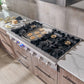 Thor Kitchen 48-Inch Gas RangeTop in Stainless Steel with 6 Burners Including Power Burners and Griddle HRT4806U