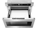Thor Kitchen 5-Piece Appliance Package - 30-Inch Electric Range with Tilt Panel, Refrigerator with Water Dispenser, Dishwasher, Microwave Drawer, & Wine Cooler in Stainless Steel