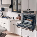 Thor Kitchen 5-Piece Pro Appliance Package - 36-Inch Gas Cooktop, Electric Wall Oven, Pro-Style Wall Mount Hood, Dishwasher & Refrigerator with Water Dispenser in Stainless Steel