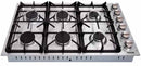 Thor Kitchen 3-Piece Pro Appliance Package - 36-Inch Gas Cooktop, Electric Wall Oven & Pro-Style Wall Mount Hood in Stainless Steel