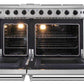 Thor Kitchen 6-Piece Appliance Package - 48-Inch Gas Range, Refrigerator with Water Dispenser, Pro Wall Mount Hood, Dishwasher, Microwave Drawer, & Wine Cooler in Stainless Steel