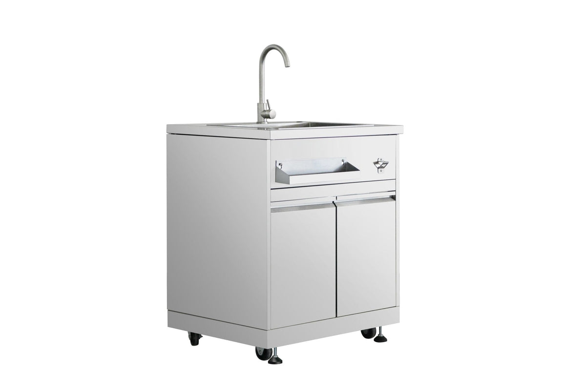 Thor Kitchen Modular Outdoor Kitchen Bar Center with Storage Tray MK01SS304