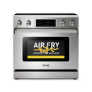 Thor Kitchen 36" Electric Range with 6.0 Cu. Ft. Self-Cleaning Oven, Air Fryer, and Tilt Panel in Stainless Steel TRE3601