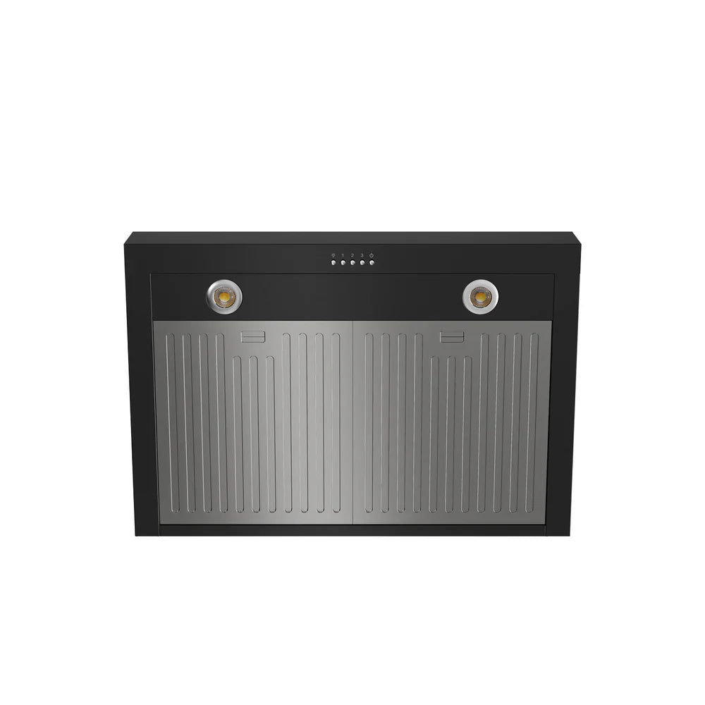 Thor Kitchen TRH30PB 30-inch Professional Wall Mount Pyramid Range Hood in Black with 800 CFM - view 5