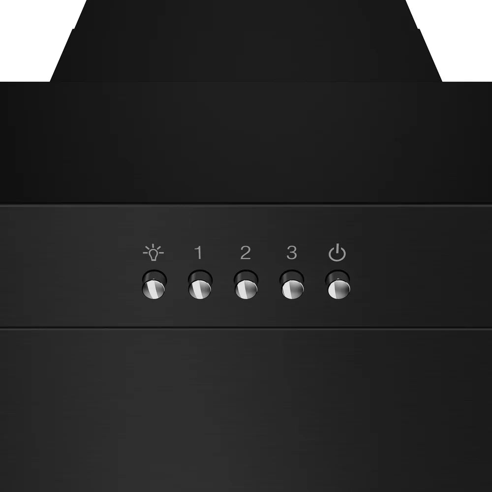 Thor Kitchen TRH30PB 30-inch Professional Wall Mount Pyramid Range Hood in Black with 800 CFM - view 4