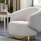 Whiteline Modern Living Erzin Swivel Accent Chair - CH1758F - MyBBQDirect