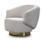 Whiteline Modern Living Erzin Swivel Accent Chair - CH1758F - MyBBQDirect
