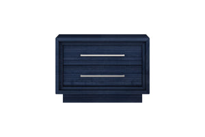 Whiteline Modern Living Alexander Nightstand in Blue Color - NS1937 - MyBBQDirect