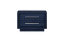Whiteline Modern Living Alexander Nightstand in Blue Color - NS1937