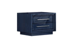 Whiteline Modern Living Alexander Nightstand in Blue Color - NS1937 - MyBBQDirect