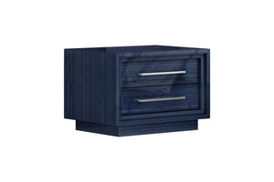 Whiteline Modern Living Alexander Nightstand in Blue Color - NS1937 - MyBBQDirect