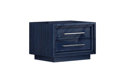 Whiteline Modern Living Alexander Nightstand in Blue Color - NS1937 - MyBBQDirect