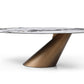 Whiteline Modern Living Alondra Dining Table - DT1931-BRZ