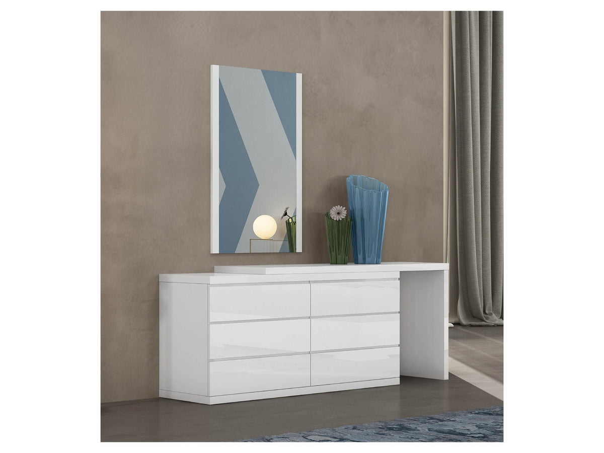 Whiteline Modern Living Anna Double Dresser - DR1207D - MyBBQDirect