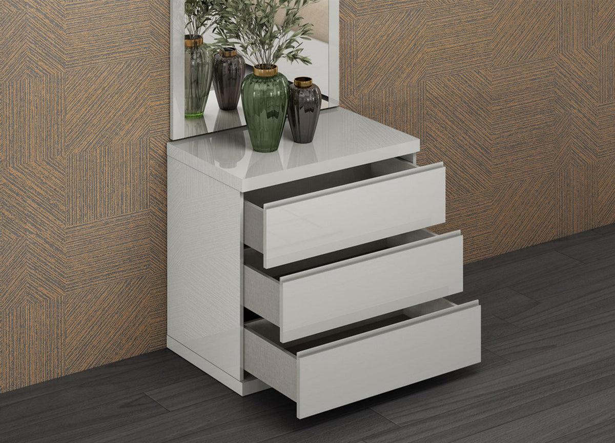 Whiteline Modern Living Anna Single Dresser - DR1207S - MyBBQDirect