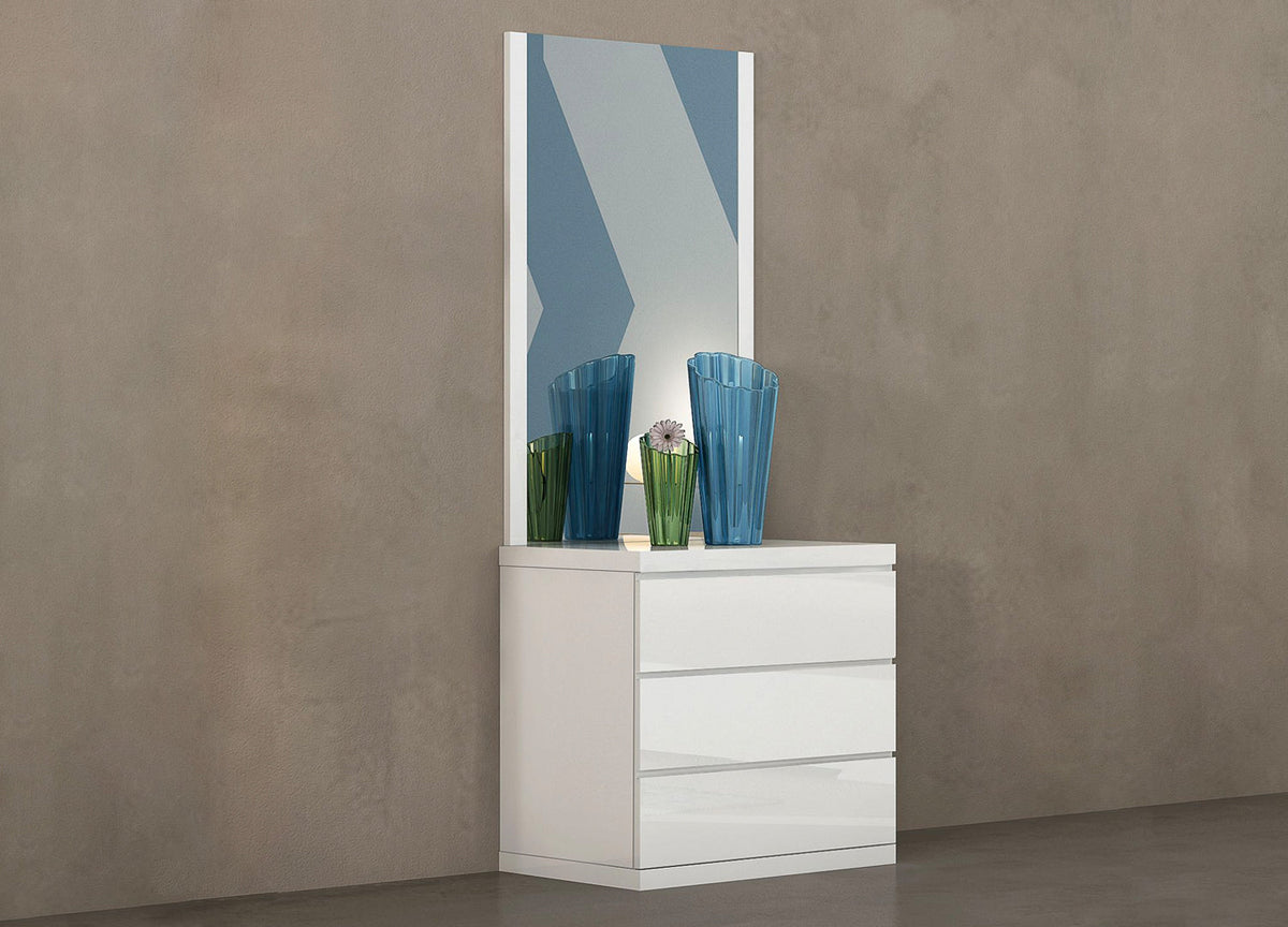 Whiteline Modern Living Anna Single Dresser - DR1207S - MyBBQDirect