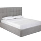 Whiteline Modern Living Dexter Bed Queen In Grey Colour - BQ2013F