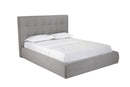 Whiteline Modern Living Dexter Bed Queen In Grey Colour - BQ2013F