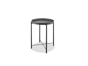 Whiteline Modern Living Drake Outdoor Side Table - ST1605-GRY - MyBBQDirect