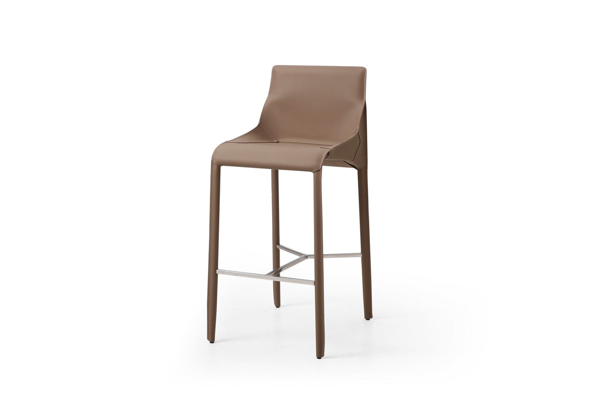 Whiteline Modern Living Emory Barstool - BS1881P-GRY - MyBBQDirect