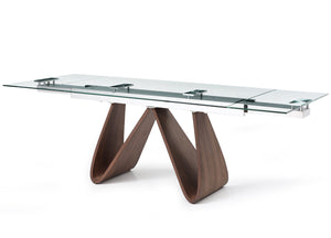 Whiteline Modern Living Emory Extendable Dining Table - DT1881-WLT - MyBBQDirect