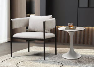 Whiteline Modern Living Envie Accent Chair - CH1821F-LGRY - MyBBQDirect
